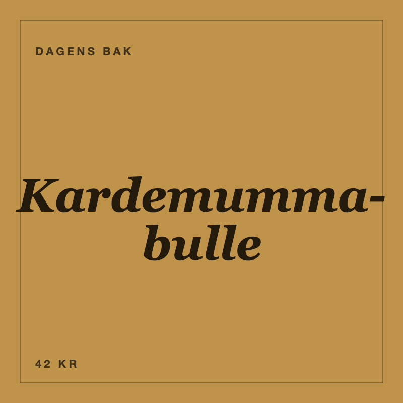 Instagram: Dagens kardemummabulle