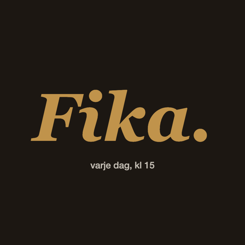 Instagram: Fika varje dag
